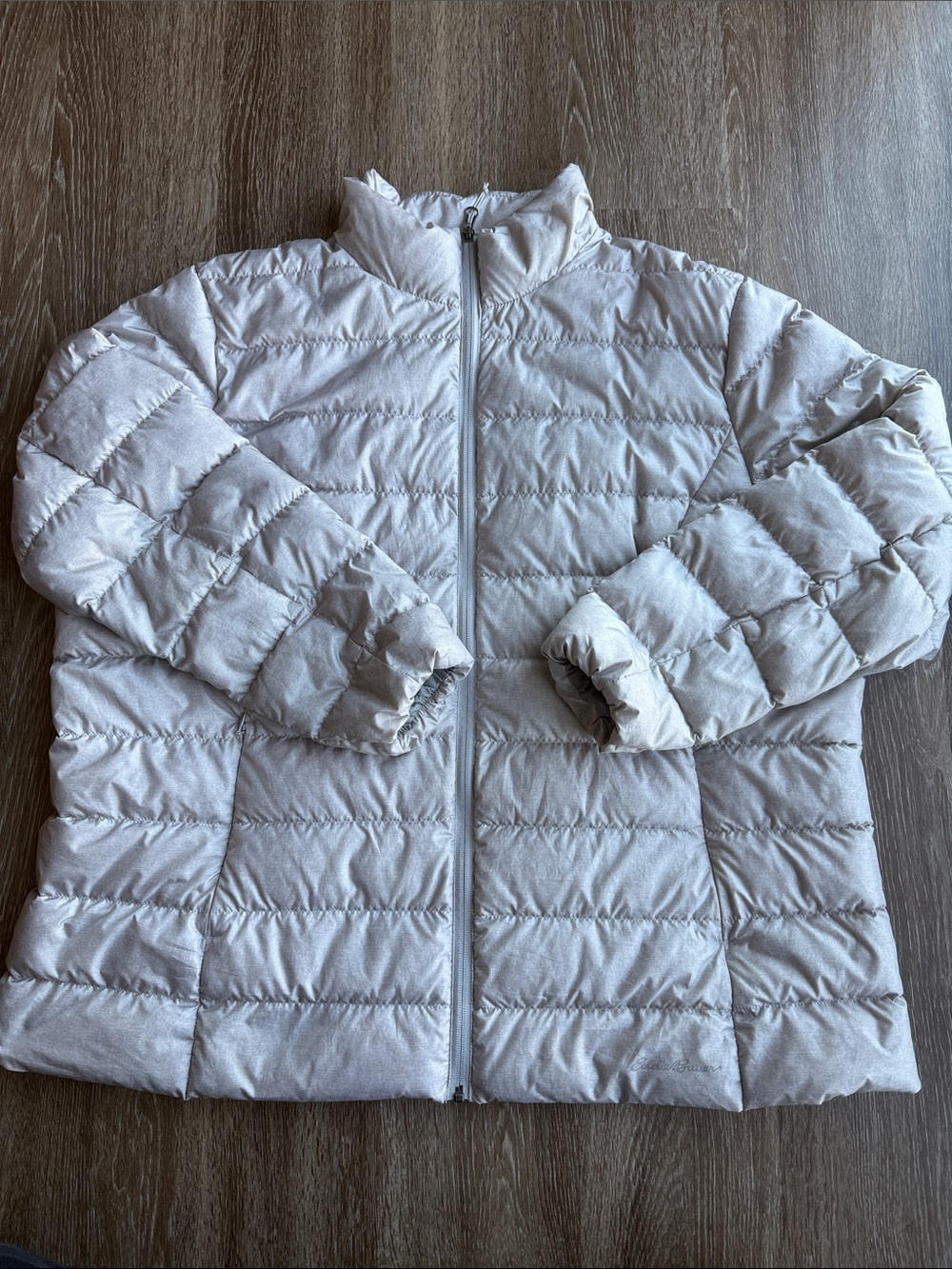 Eddie Bauer EB650 Down Puffer Jacket in Gray